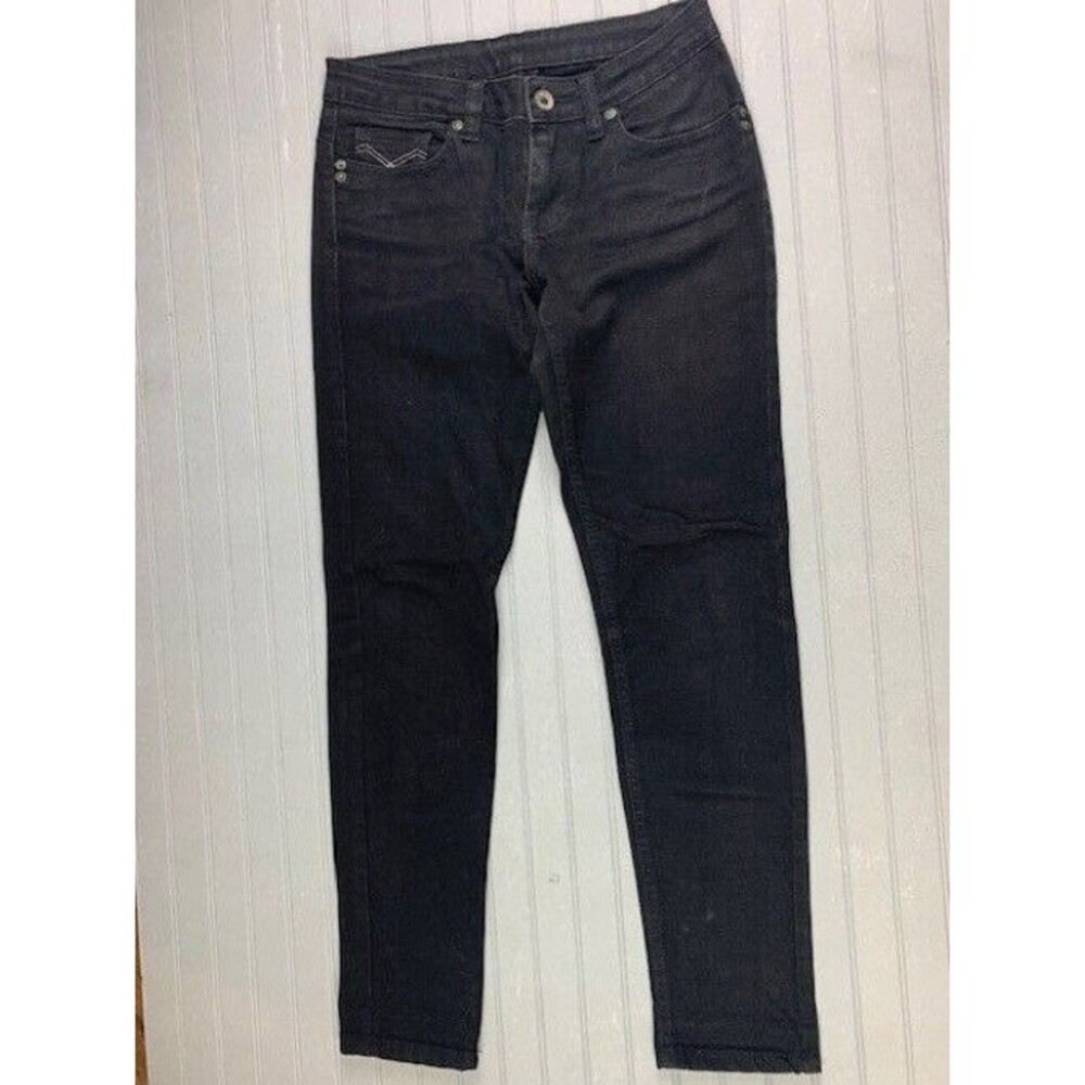 Jag Size 25 Womens Jeans Black Skinny Low Rise Cotton